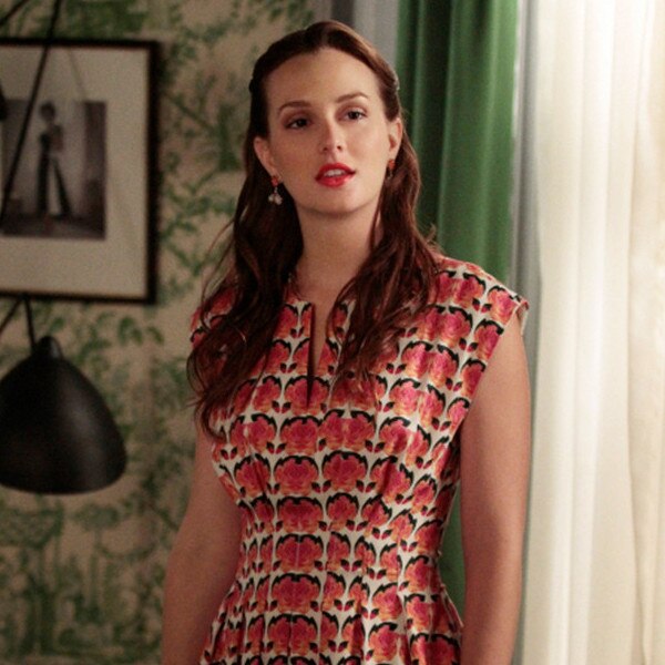 Blair's Floral Dress With a Belt | The Outfits on Emily in Paris Look Like  They Came Straight From Blair Waldorf's Closet | POPSUGAR Fashion UK Photo 9